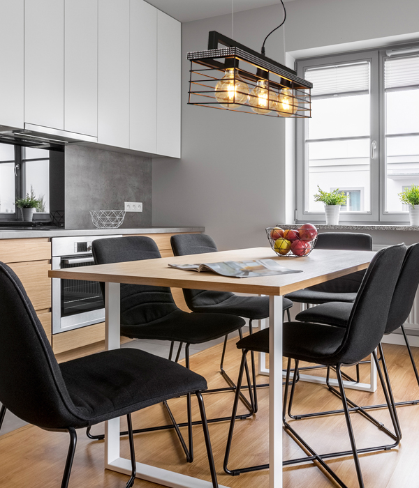 블랙라인 3등 펜던트조명, LED 식탁조명, 인테리어 식탁등