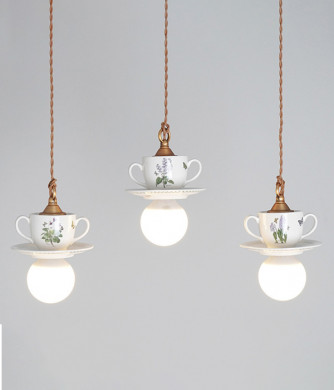 카리아 3등 도자기식탁등 펜던트조명