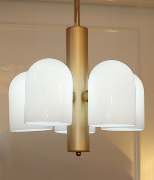 케리아 5등 유리 펜던트전등