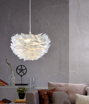 렌시 1등 깃털조명 펜던트 식탁등